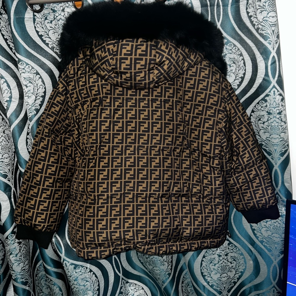 Fendi Canvas Down Jacket